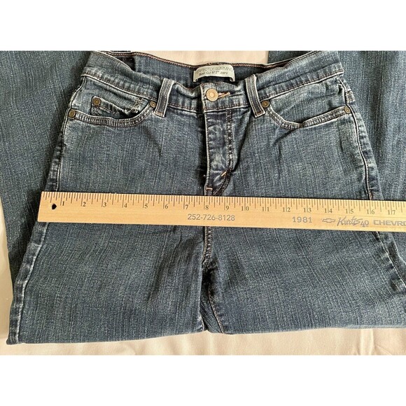 Levi's 512 Womens Size 8M Perfectly Slimming Bootcut Mid Rise Blue Jeans - Picture 5 of 8